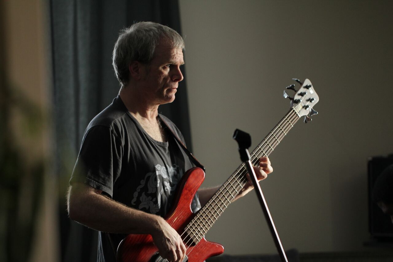 Darrell Goodman in the studio